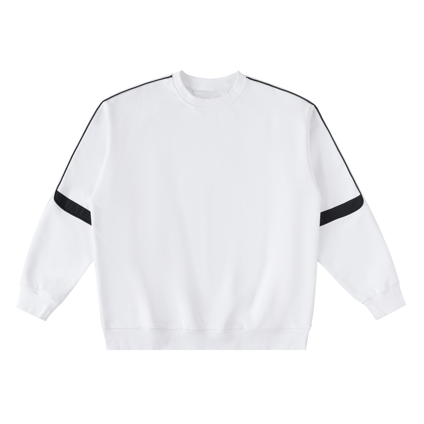 Oversized Crewneck Taped Sweatshirt