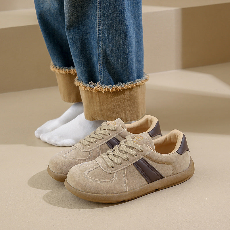 Soft soled niche women's casual thick soled sports shoes for women