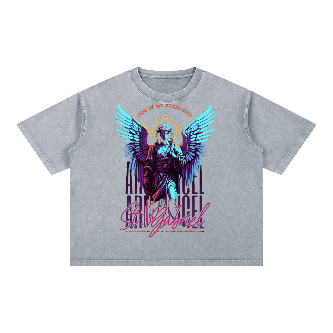 Mineral Wash Boxy Cotton T-Shirt