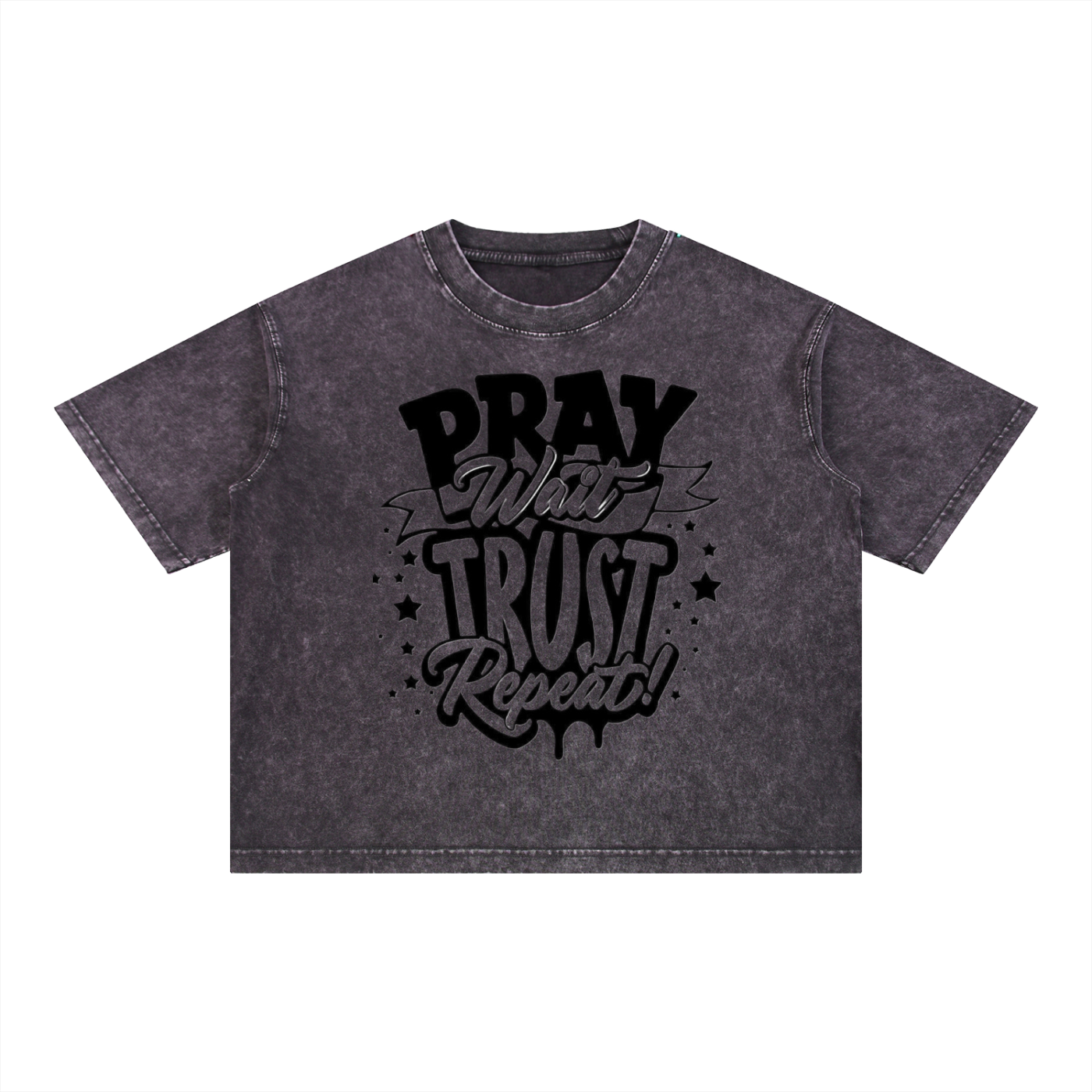 Mineral Wash Boxy Cotton T-Shirt