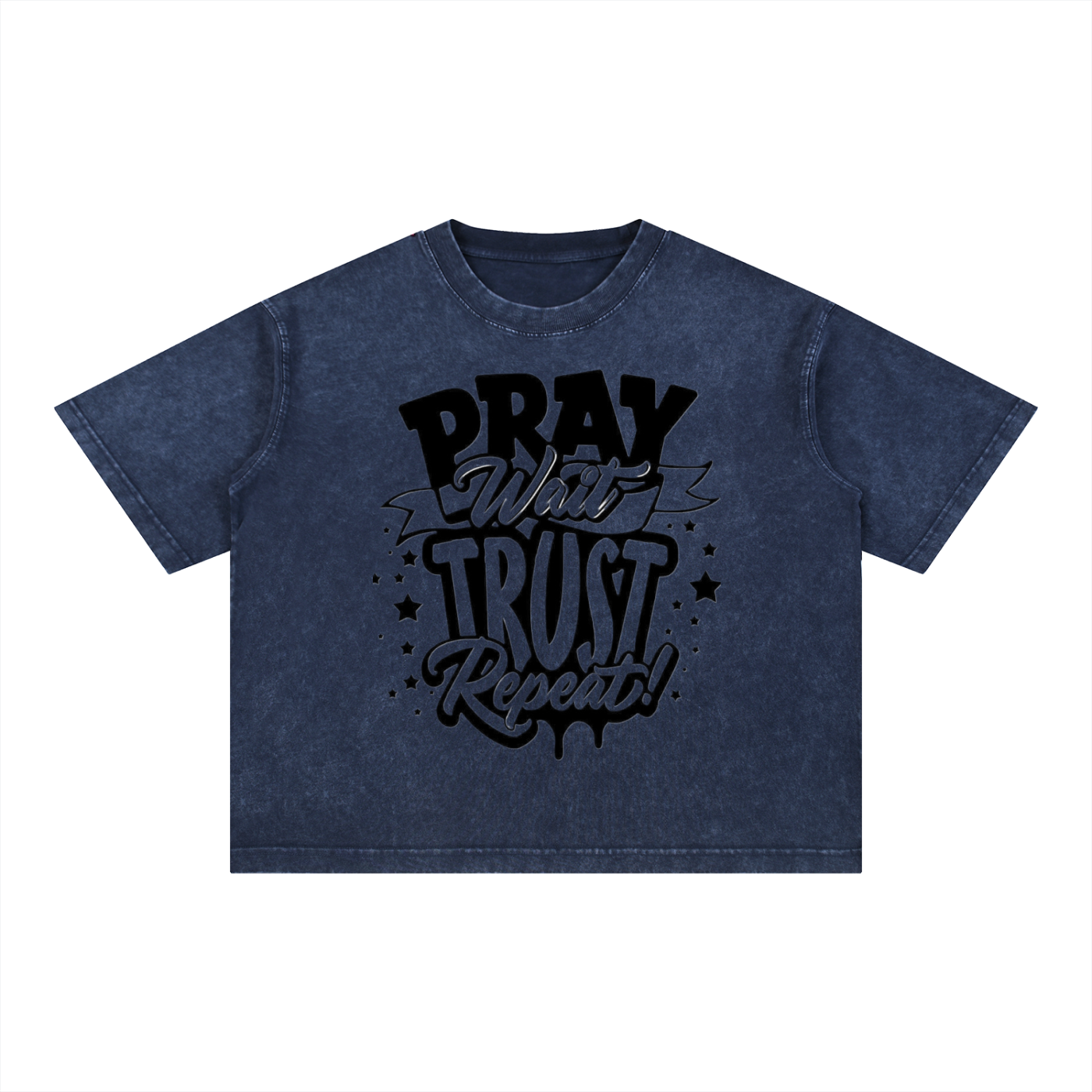 Mineral Wash Boxy Cotton T-Shirt