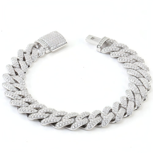 LuxeJewels™ Diamond Cuban Bracelet