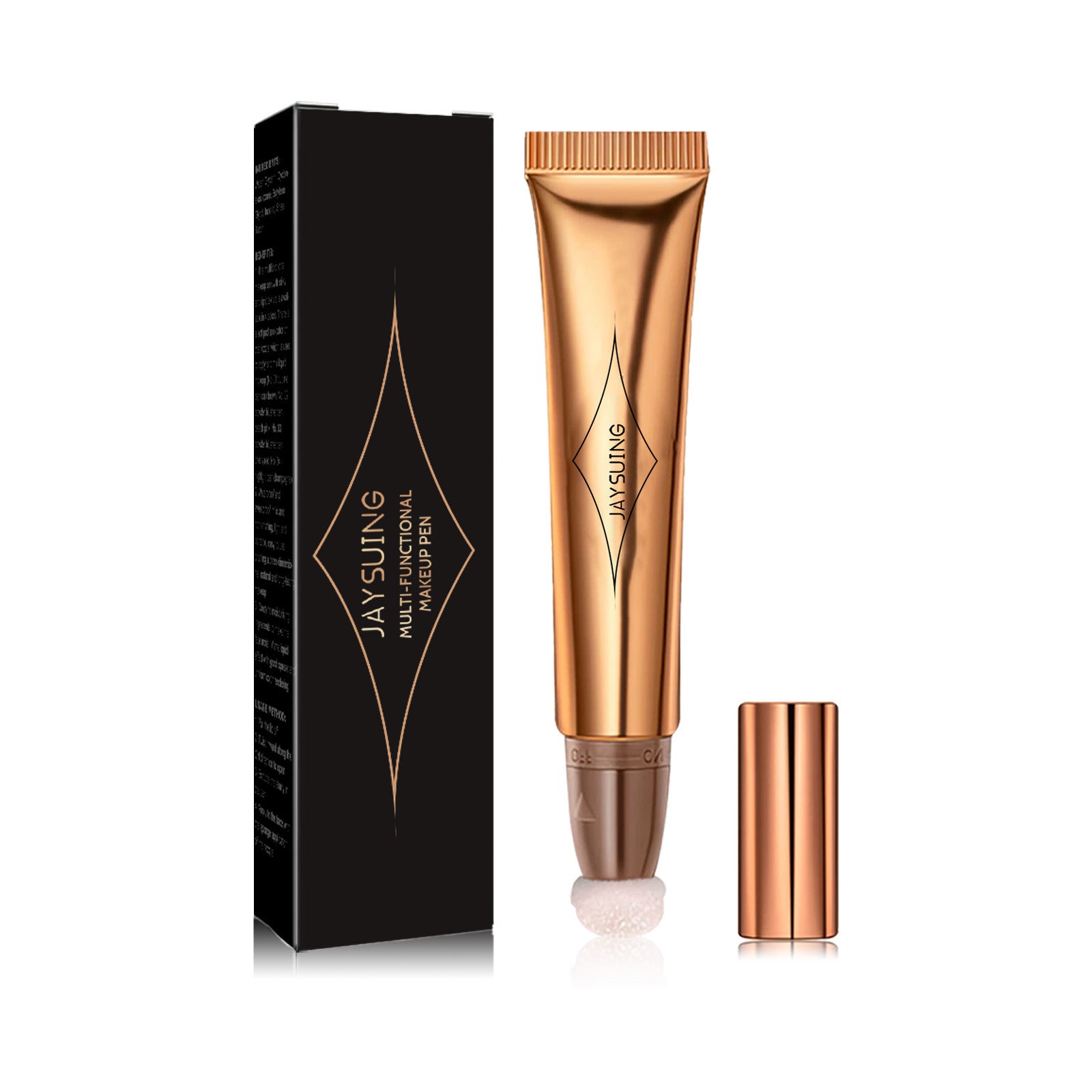 Jaysuing Multi-Functional Makeup Pen, Solid Liquid Contour Facial Blush Contour Highlighter Stick