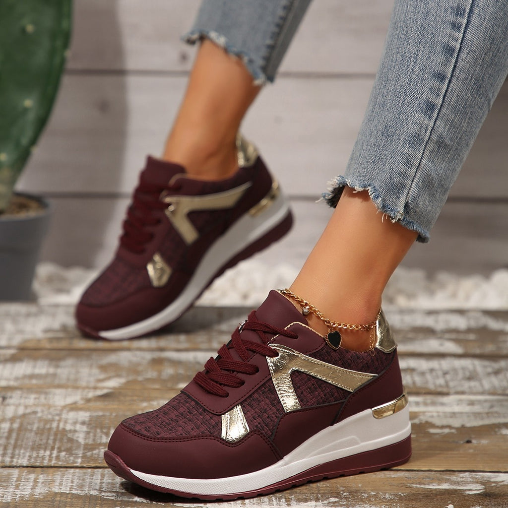 Plus Size Round Toe Retro Sports Shoes for Women Spring and Autumn Fashion New Thick Sole Casual Women's Shoes