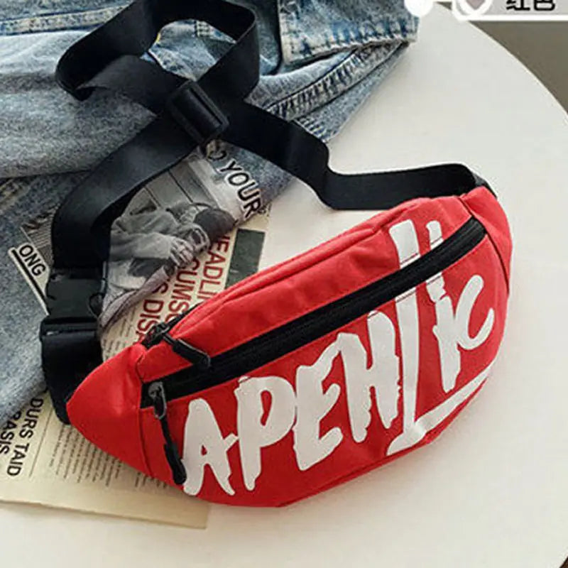 Trendy Large-Capacity Sports Waist Bag for All Ages