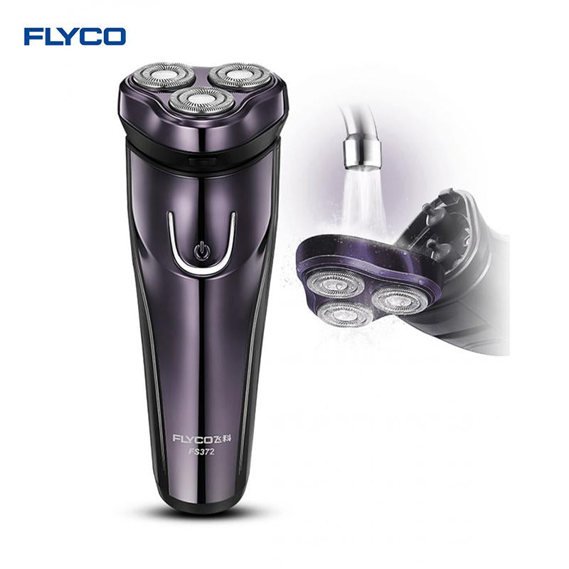Rasoir électrique professionnel lavable pour le corps FLyco, rechargeable, 3D flottant, FS372