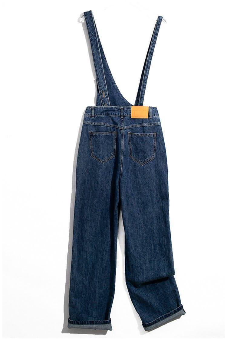 DenimCharm™ – Utility Strap Suspender Jeans