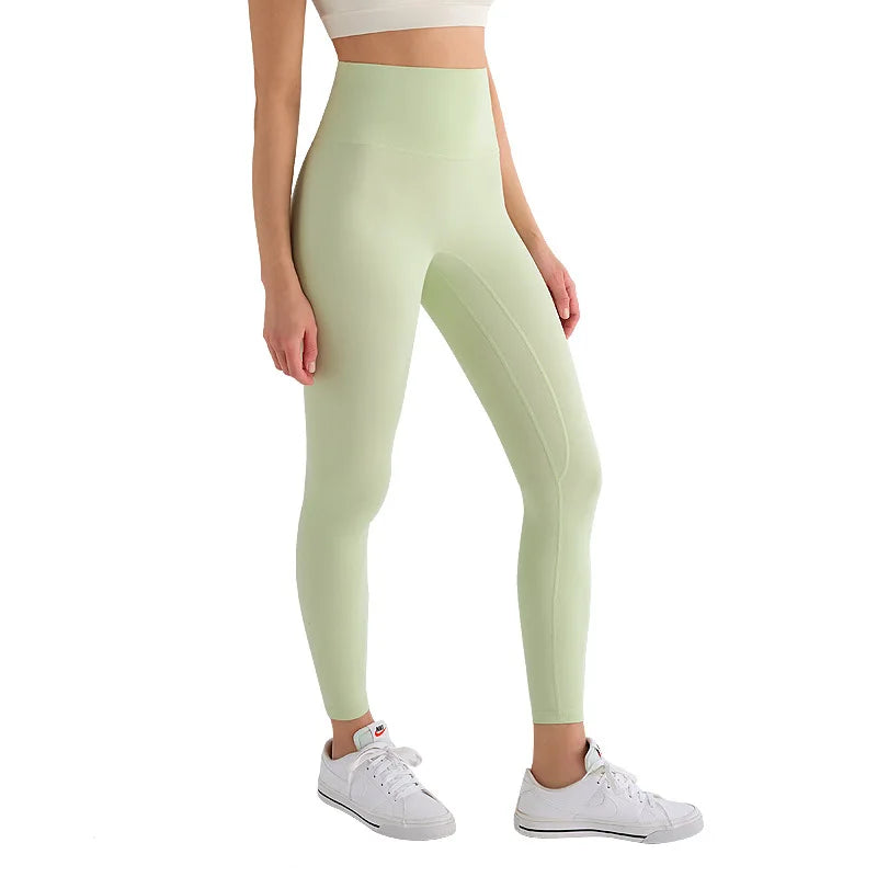 New Summer Hot Sale High Waist Women's Stretch Yoga Leggings Quick Drying Breathable Fitness Running Cycling Workout Gym Pants