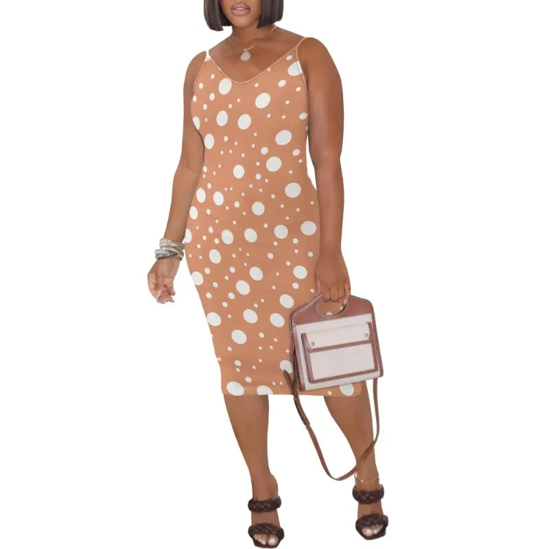 Womens Summer Short Sundress Plus Size Tank Sleeveless T-Shirt Midi Dress Beach Loose Fit Casual Dress