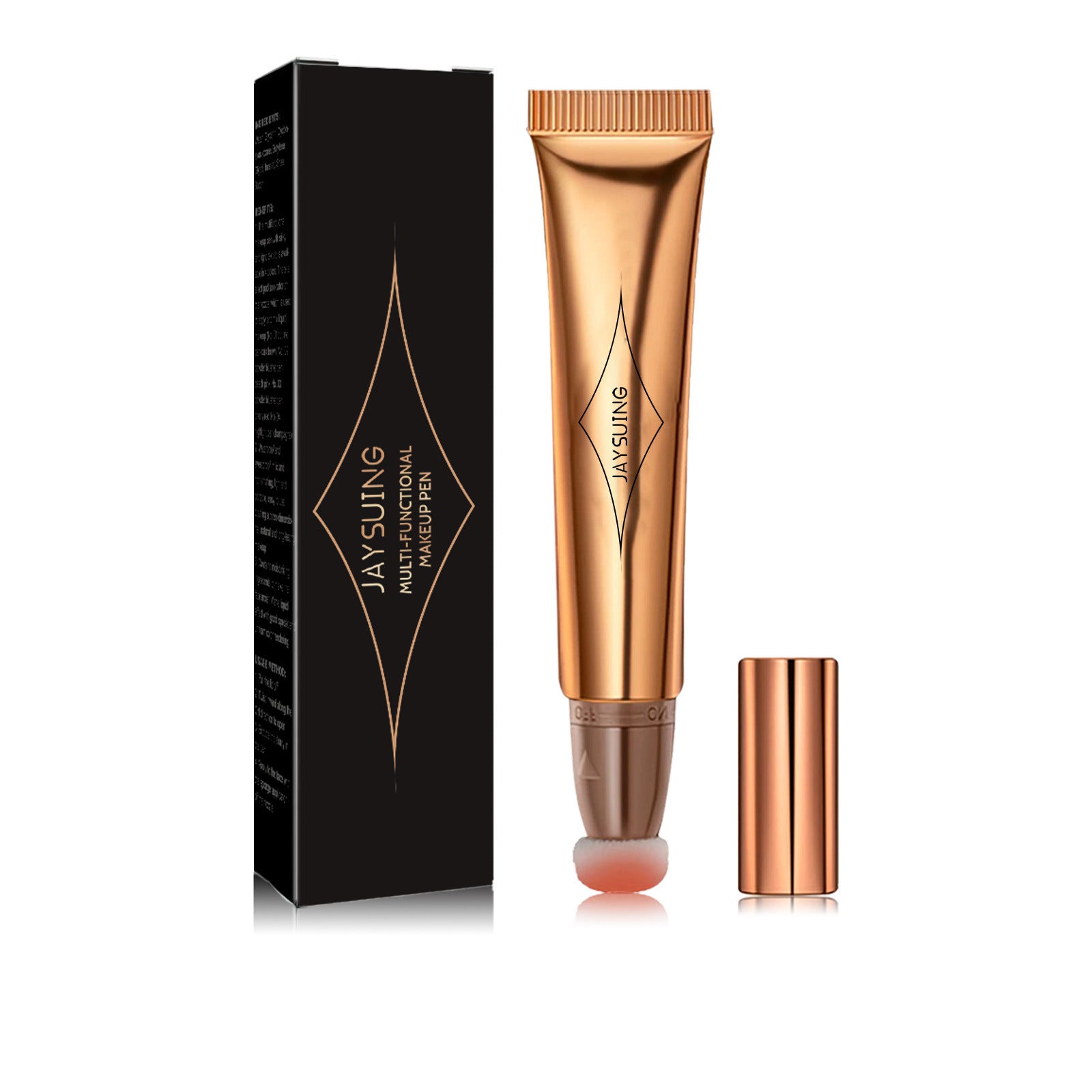 Jaysuing Multi-Functional Makeup Pen, Solid Liquid Contour Facial Blush Contour Highlighter Stick