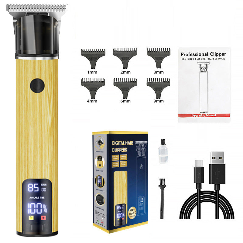 Hair clipper hair clipper electric hair clipper oil cutting head carving bald head, hair clipper