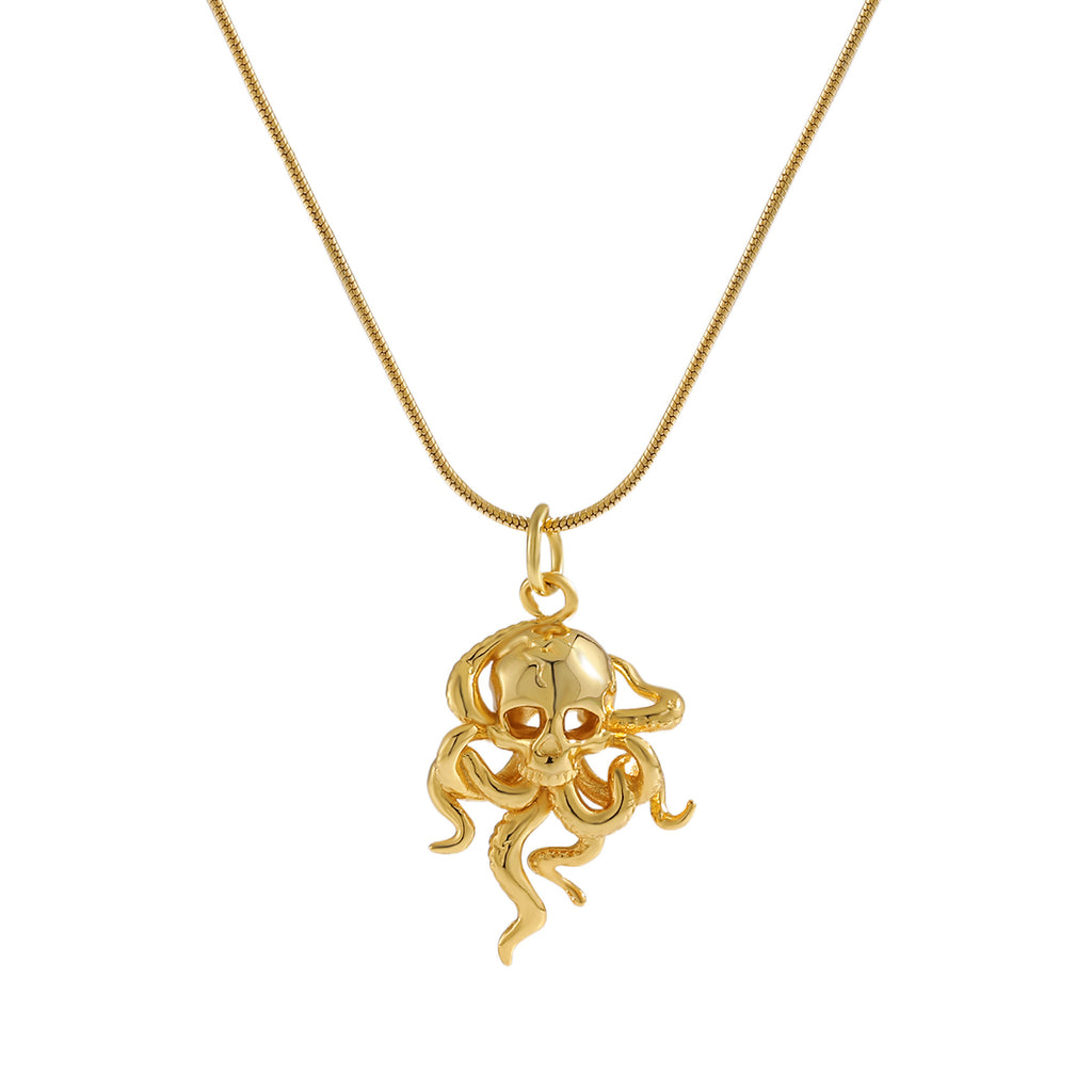 Party Terrifying Skull Head 925 Sterling Silver Necklace