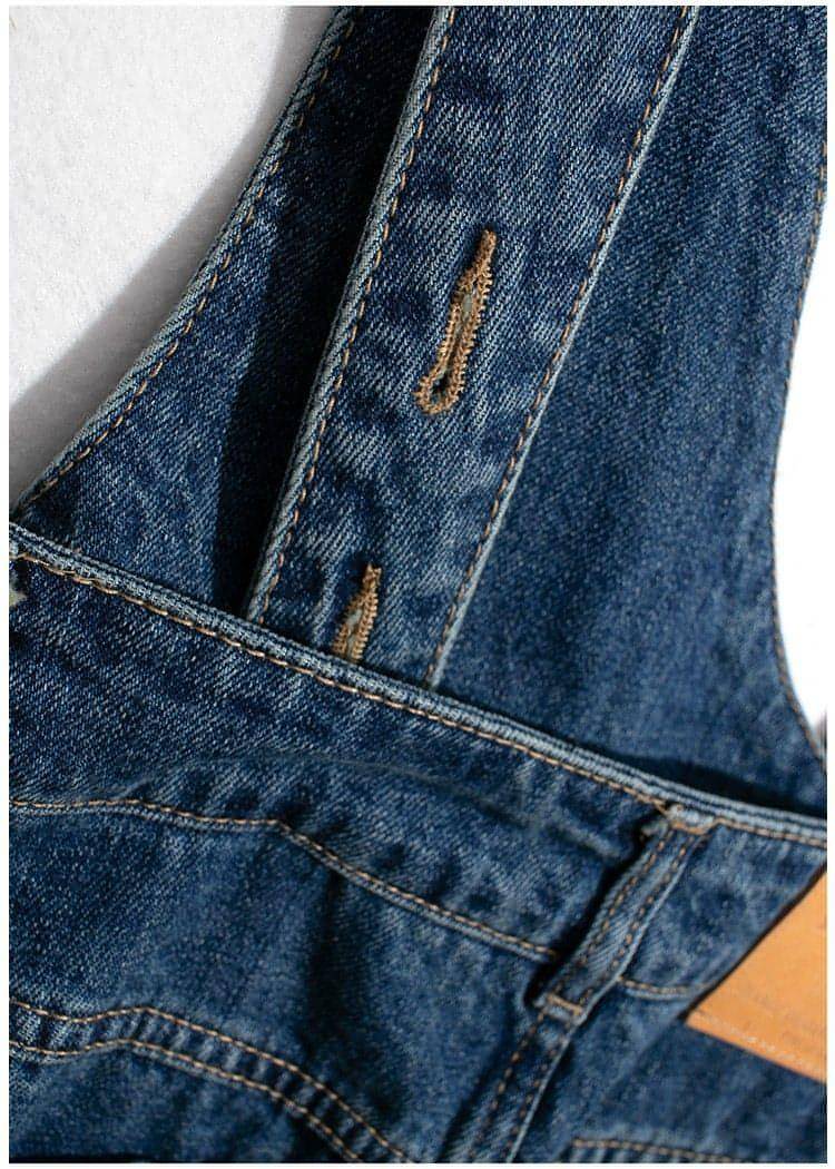DenimCharm™ – Utility Strap Suspender Jeans
