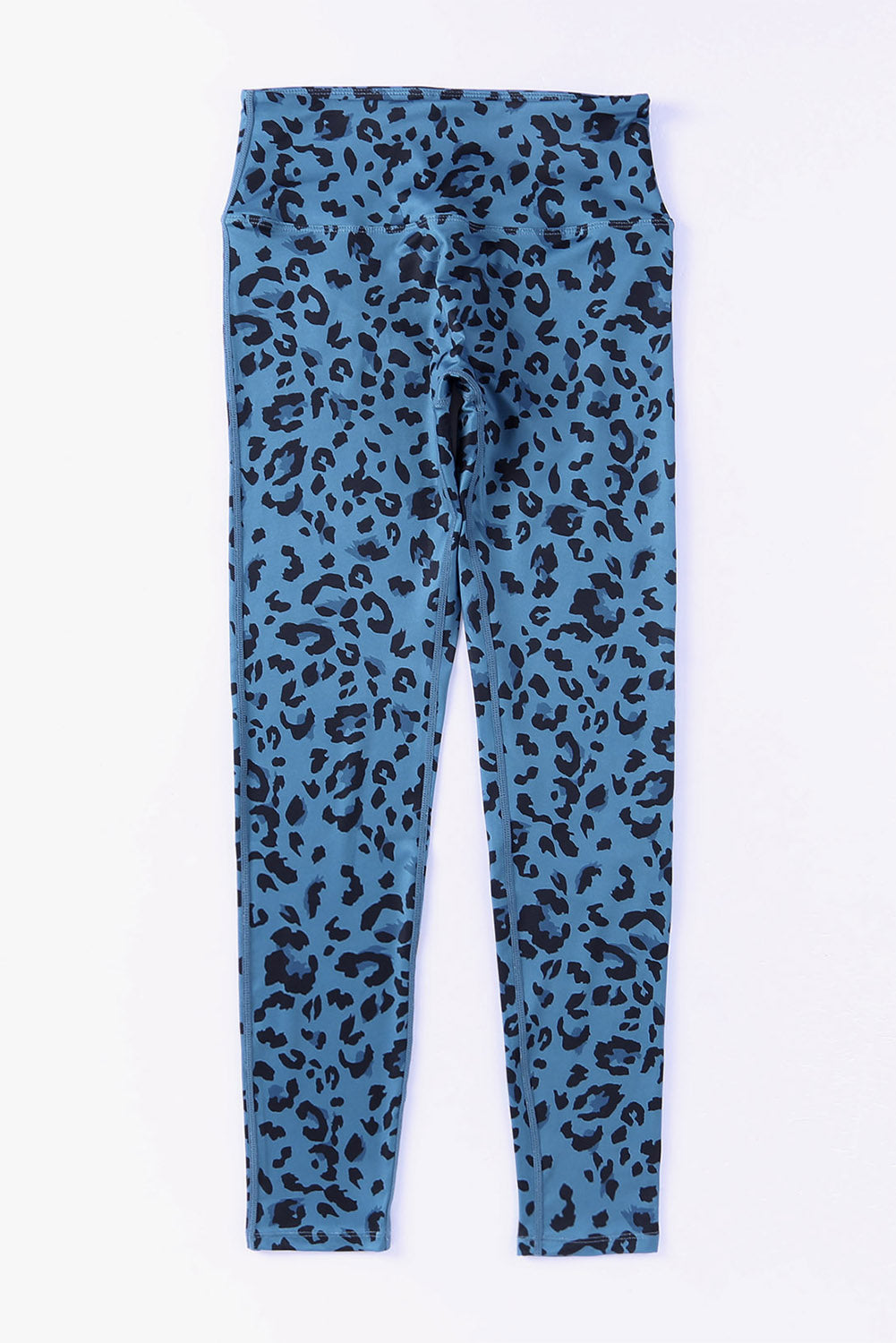 Green Classic Leopard Print Active Leggings