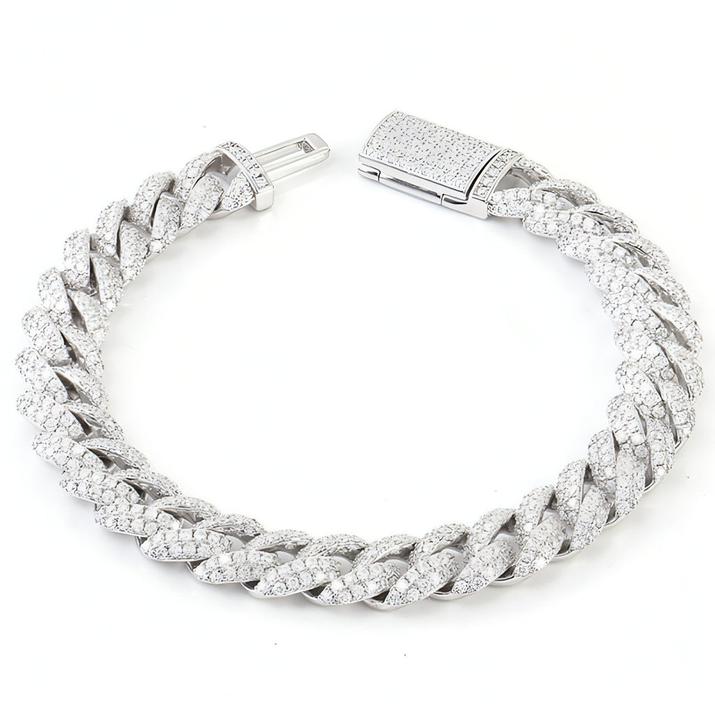 LuxeJewels™ Diamond Cuban Bracelet