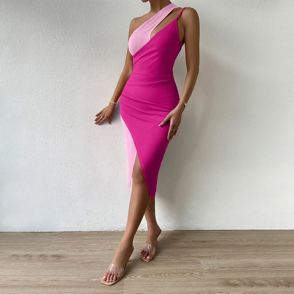 European Hollow-Out : Hip Hugging Skirt Dress