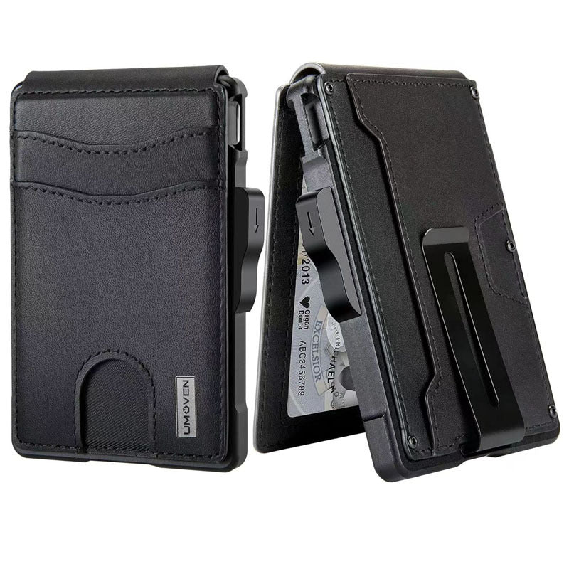 Men's real pickup bag wallet credit card business card box wallet