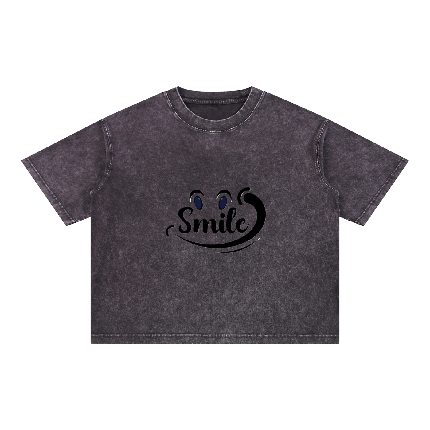 Mineral Wash Boxy Cotton T-Shirt