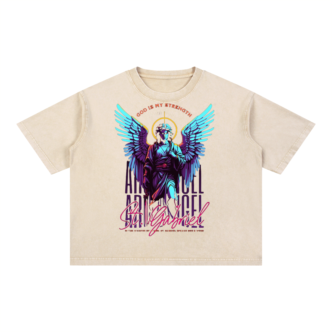 Mineral Wash Boxy Cotton T-Shirt