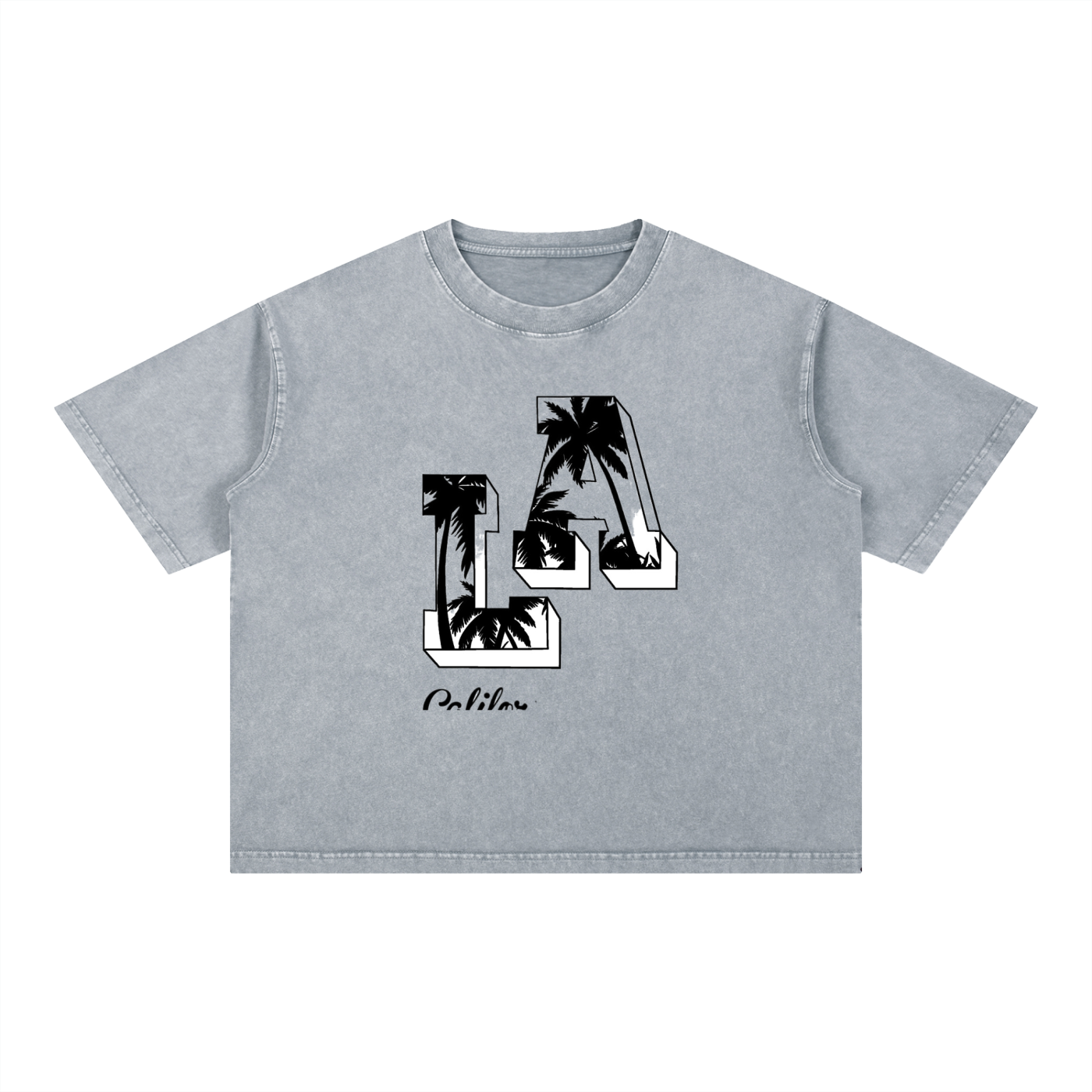 Mineral Wash Boxy Cotton T-Shirt