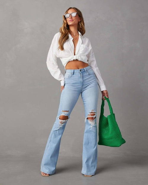 UrbanEase™ Wide-leg Jeans Women