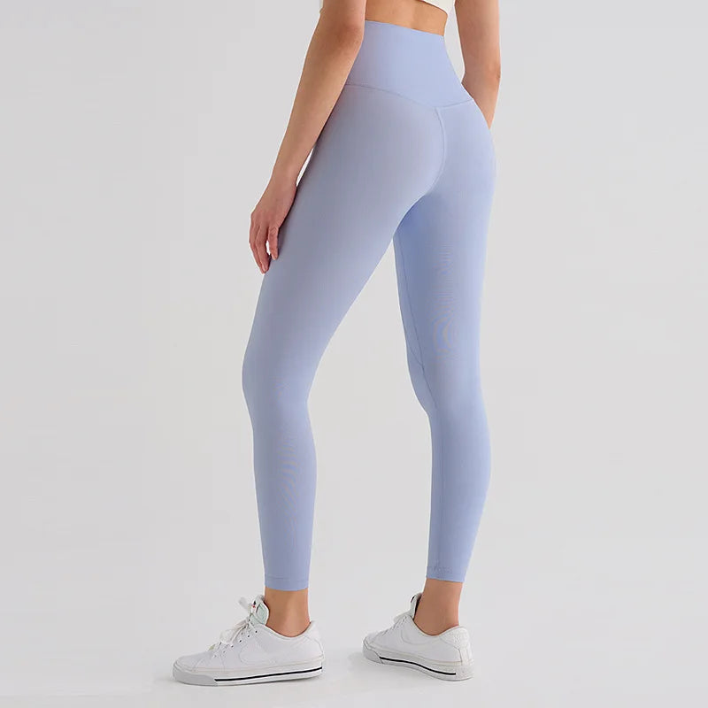 New Summer Hot Sale High Waist Women's Stretch Yoga Leggings Quick Drying Breathable Fitness Running Cycling Workout Gym Pants