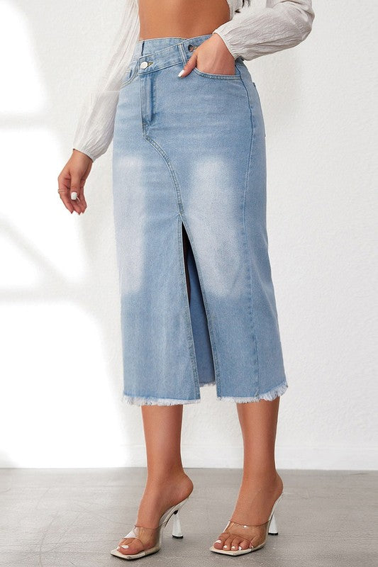 WOMEN FASHION DENIM SKIRT