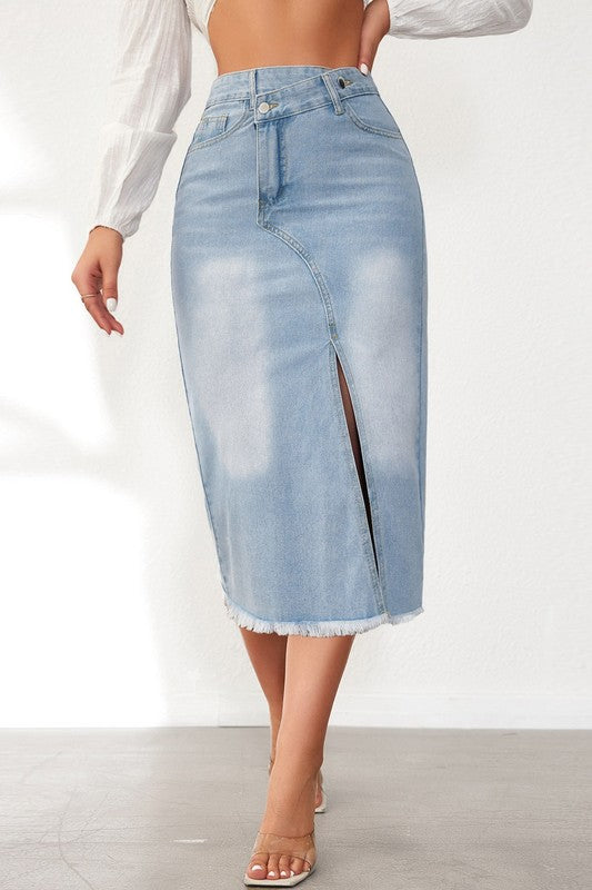 WOMEN FASHION DENIM SKIRT