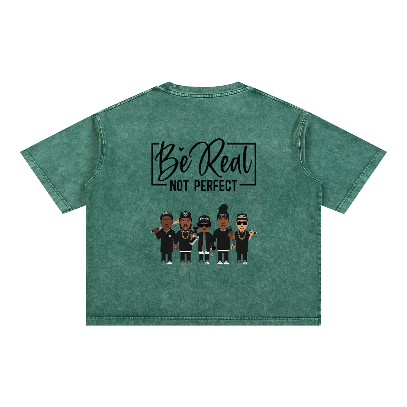 Mineral Wash Boxy Cotton T-Shirt