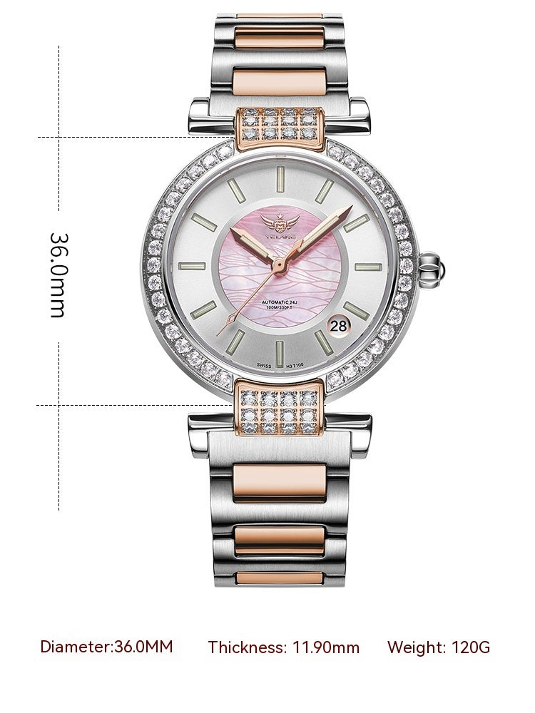 Women's Full-Automatic Waterproof Mechanical Watch – Precision Meets