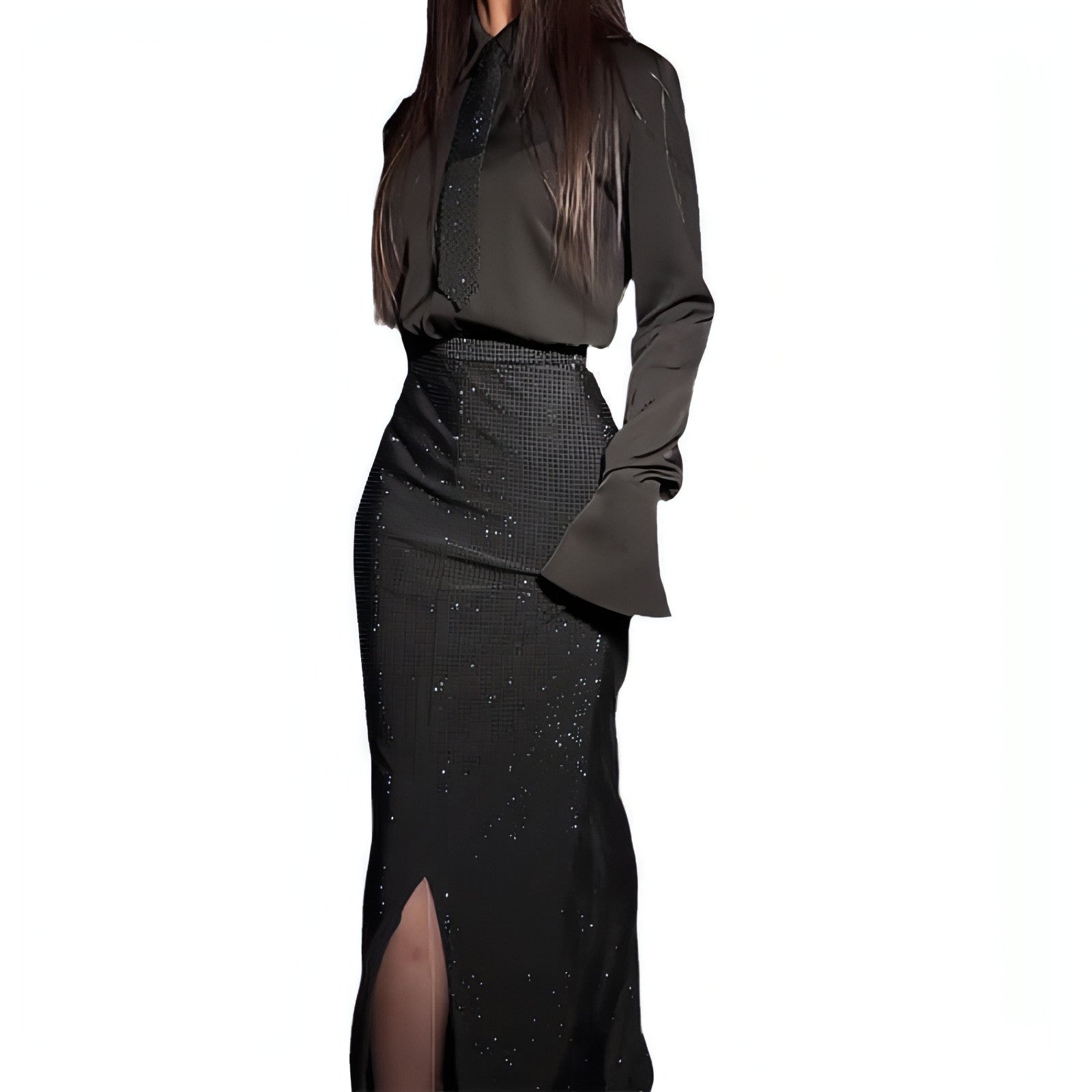 Ensemble jupe-culotte fendue Hot Diamond Heavy Industry