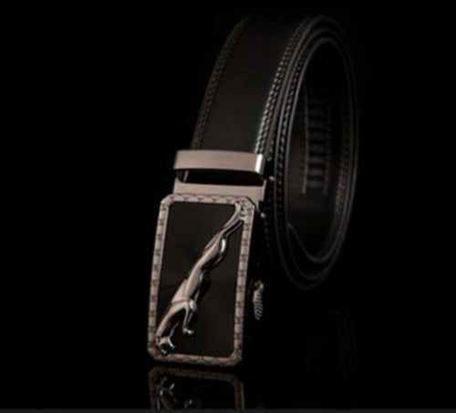 Men's leather factory direct belt buckle leather belt men's automatic