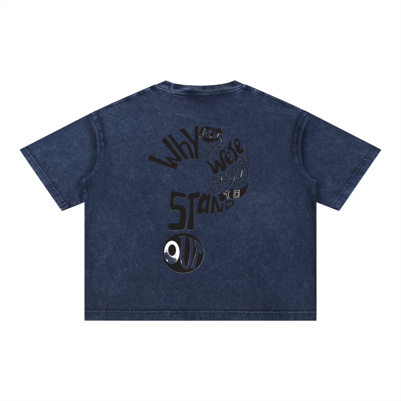 Mineral Wash Boxy Cotton T-Shirt