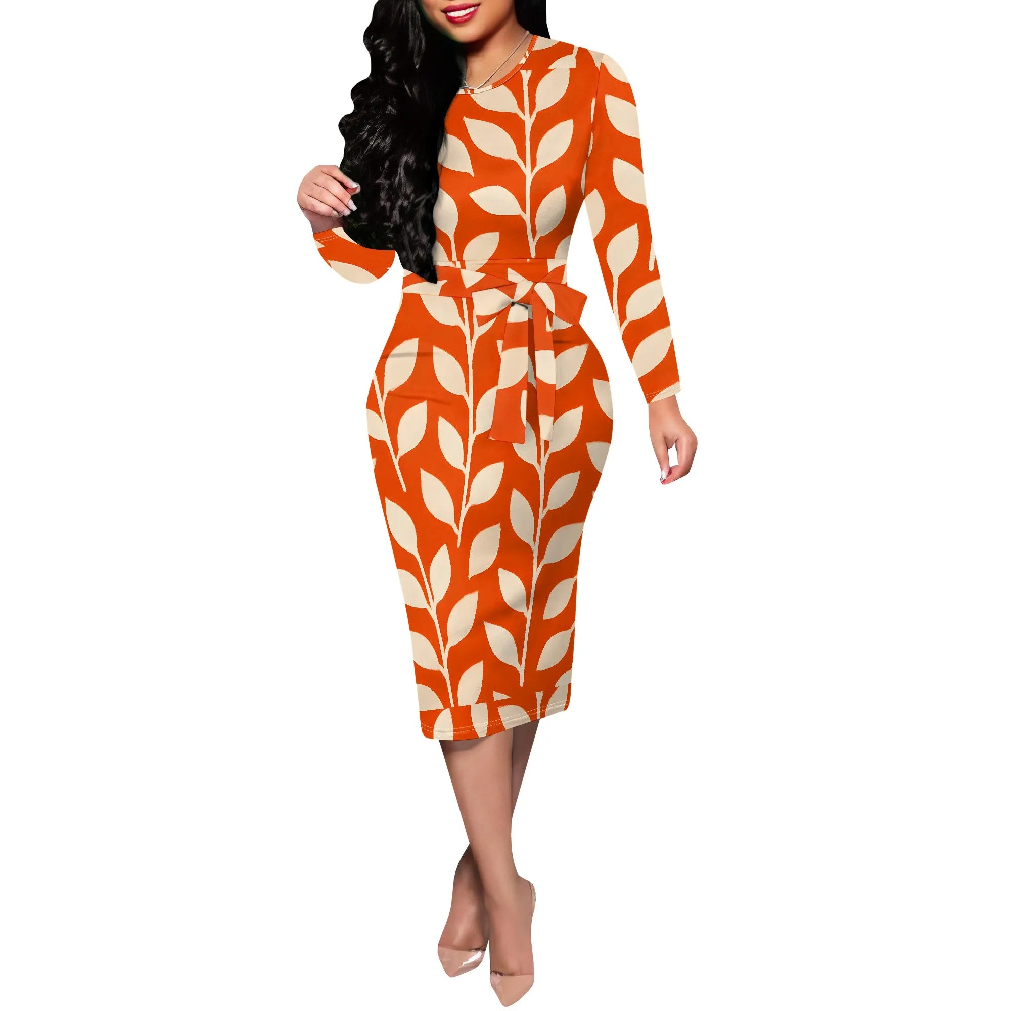 Women's Formal Church Dresses Elegant Midi Dress Office Pencil Dress for Work Funeral Cocktail Dresses