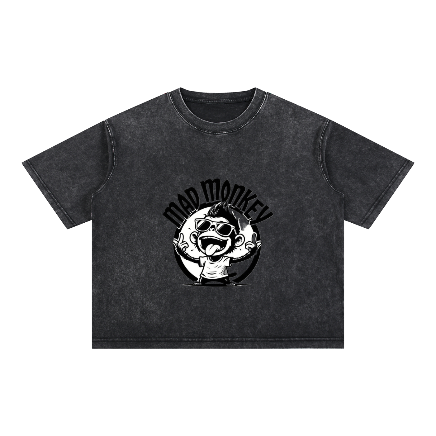 Mineral Wash Boxy Cotton T-Shirt