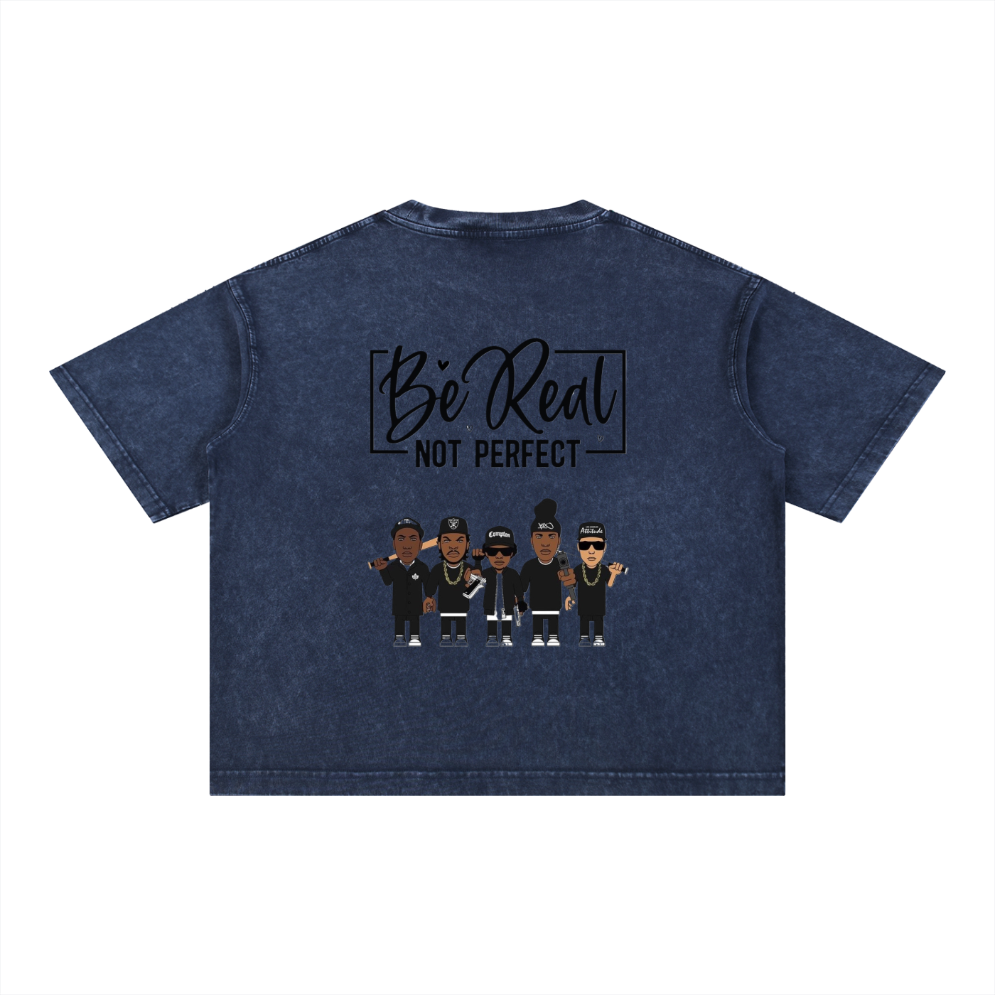 Mineral Wash Boxy Cotton T-Shirt