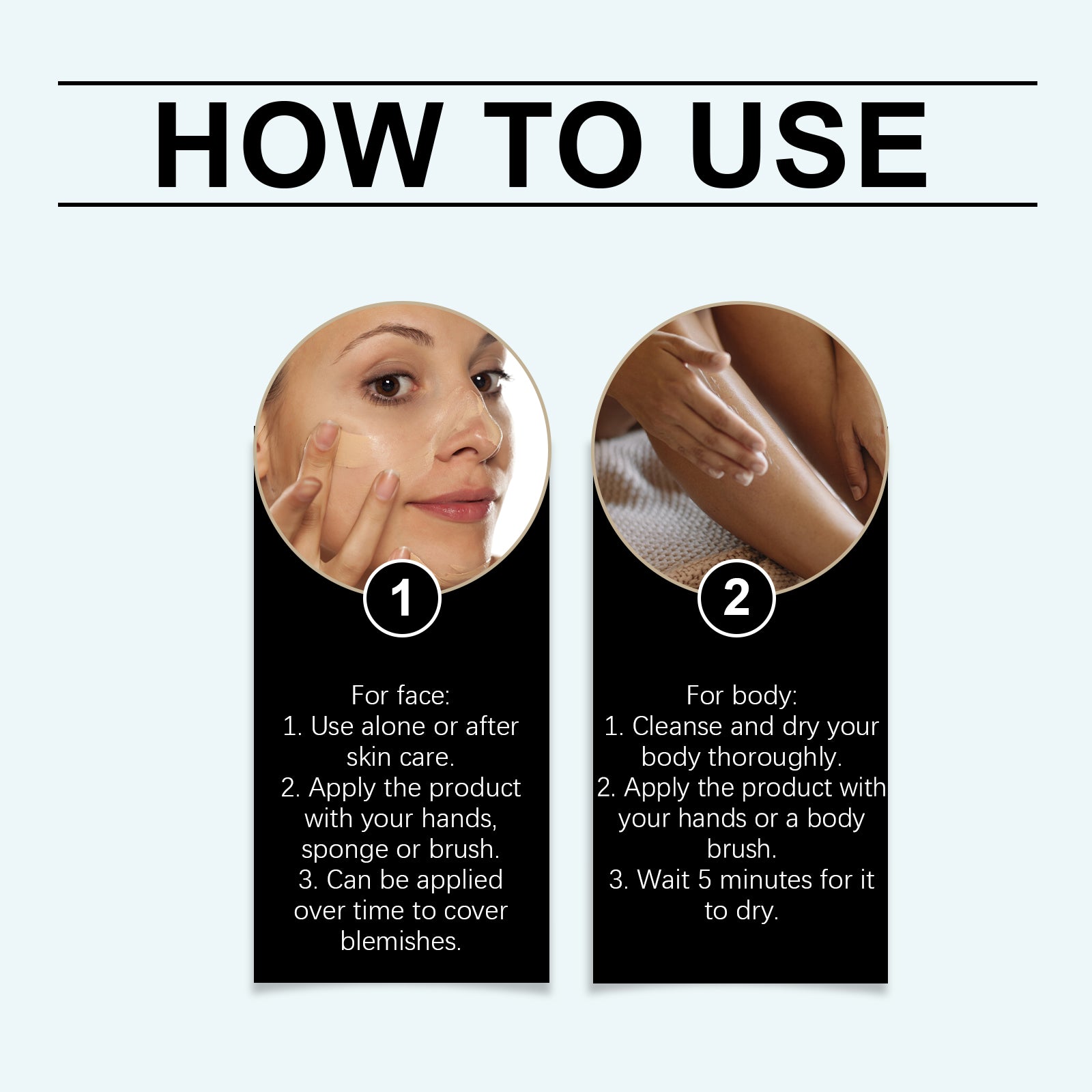 zephoco Creme Concealer, Improves Darkness, Light And Moisturizing, Light And Clear Long Lasting Concealer