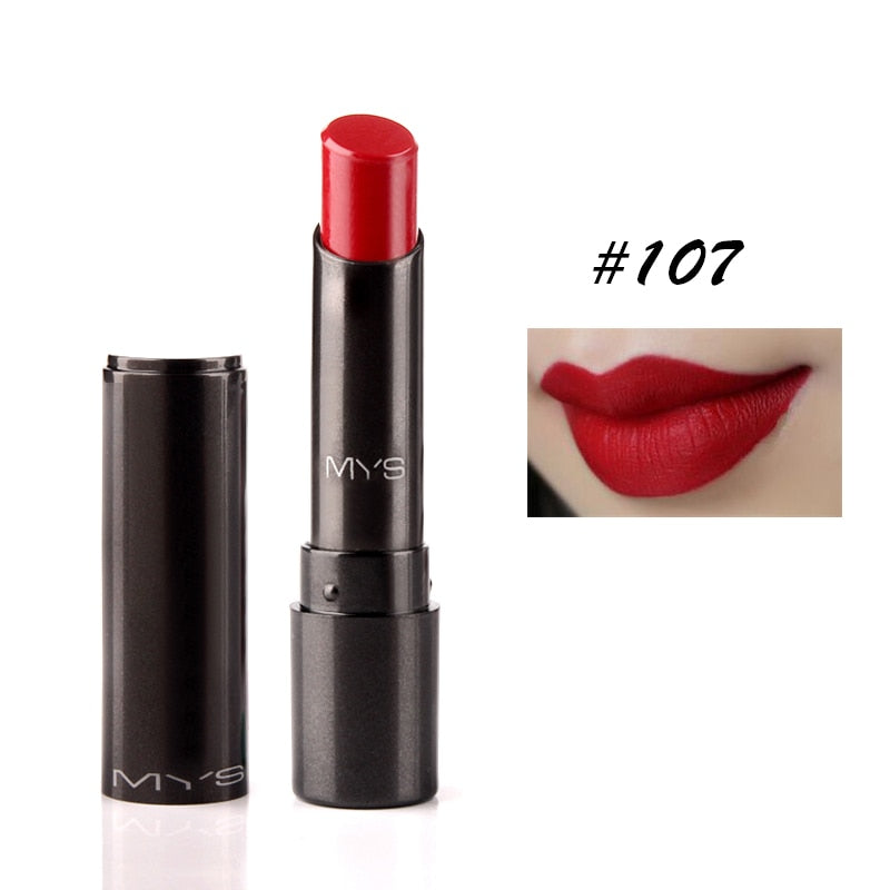 Rouge à lèvres mat longue tenue MYS Brand Beauty, teinte pour les lèvres, cosmétiques, gloss, maquillage, rouge, bain