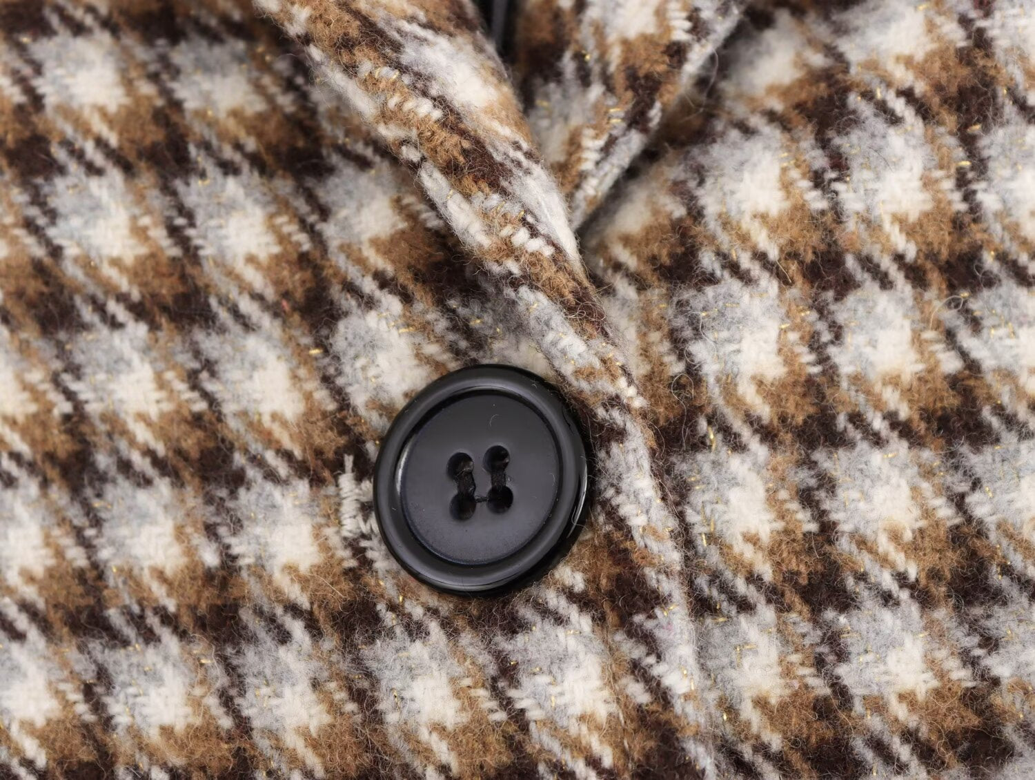 Retro Plaid Wool Look Coat – 25 Edition