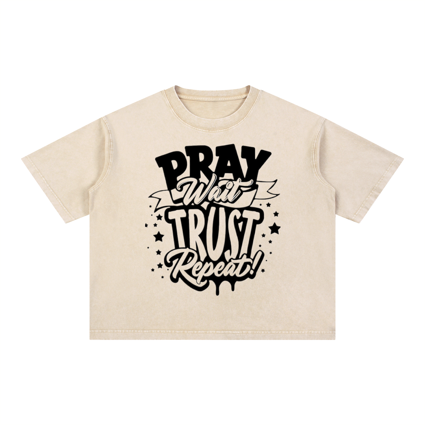 Mineral Wash Boxy Cotton T-Shirt