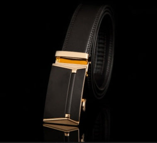 Men's leather factory direct belt buckle leather belt men's automatic