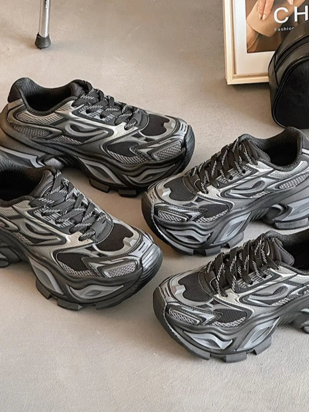 Breathable Chunky Platform Sneakers