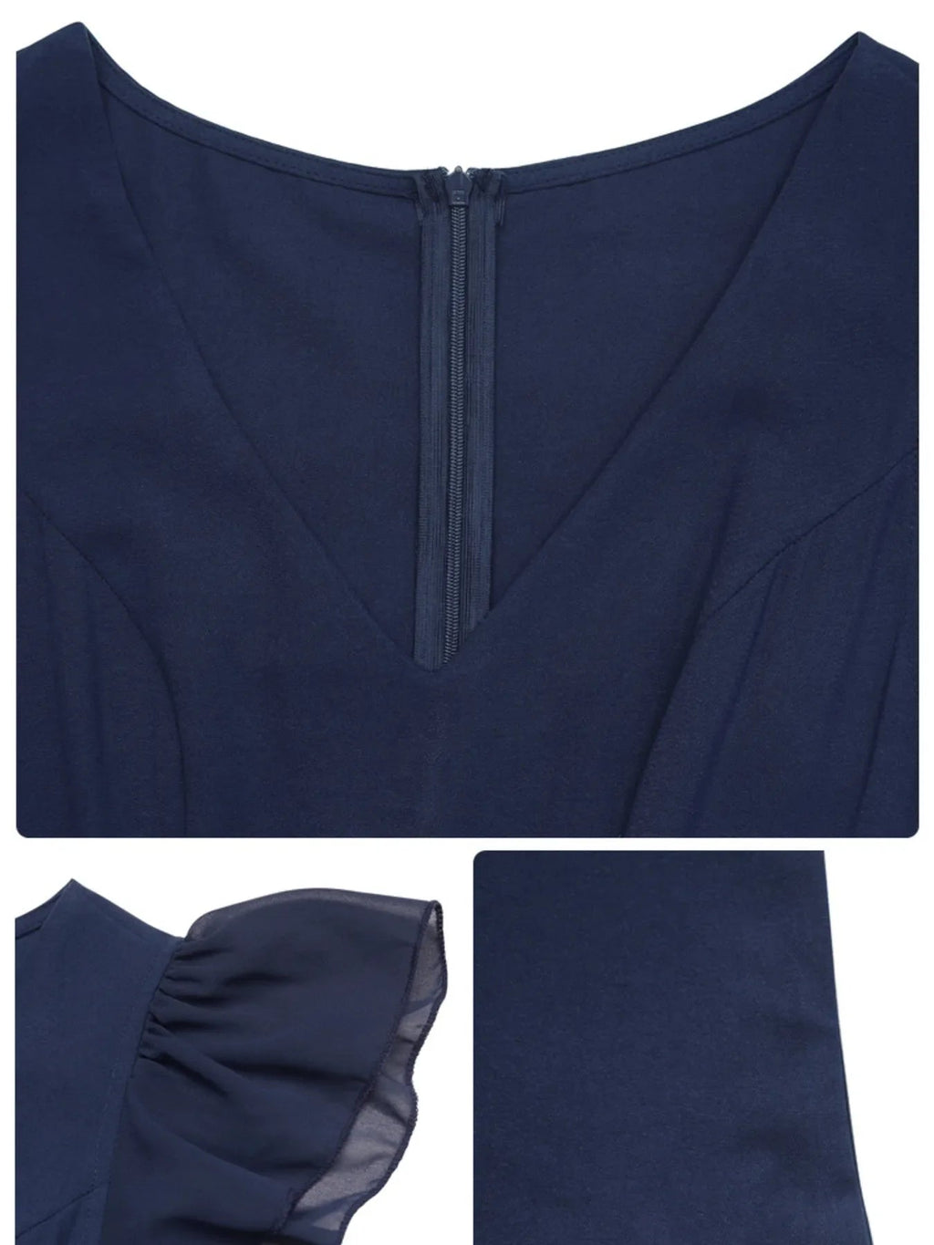 V-Neck Wide : Leg Jumpsuit