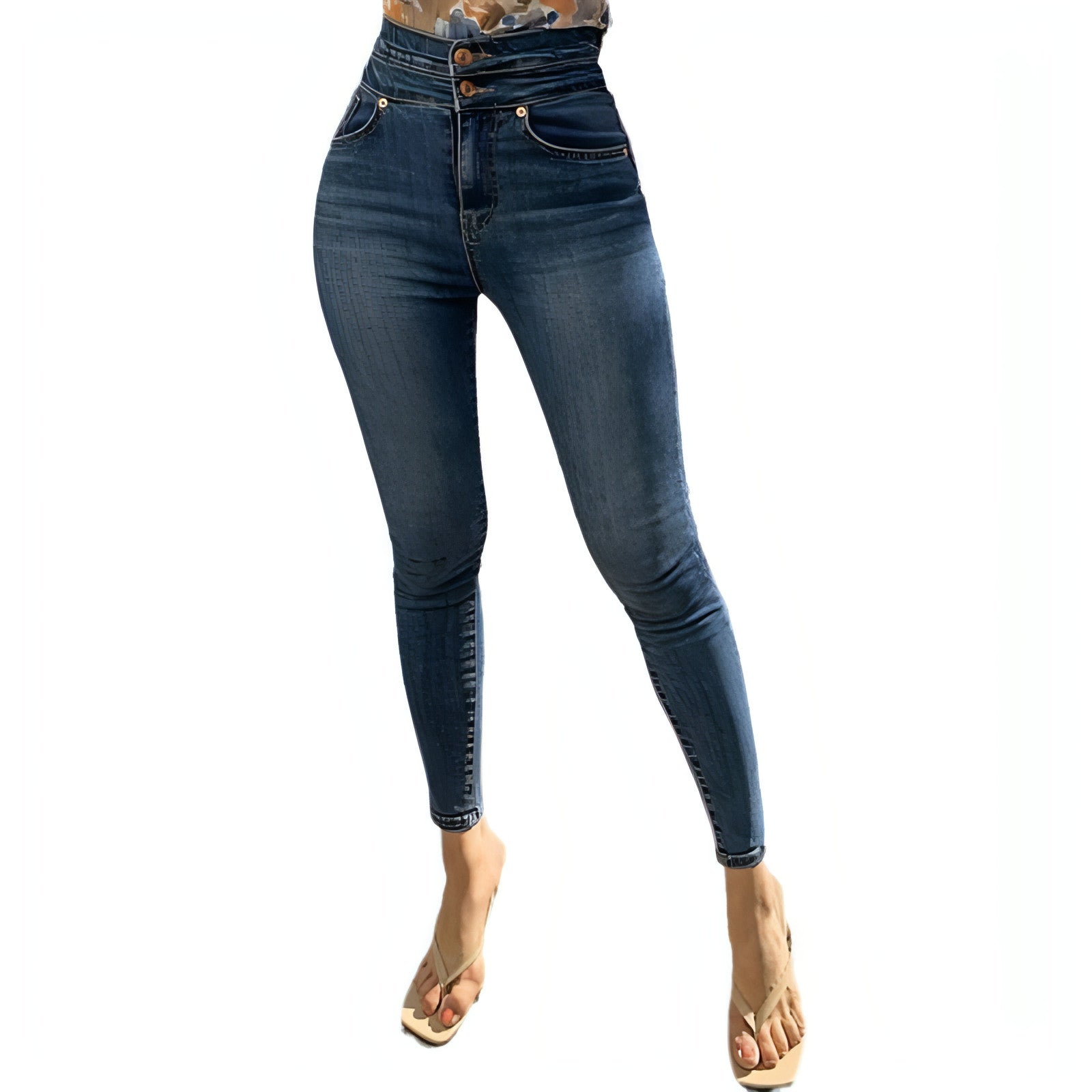 SculptEase™ – High-Waist Sculpt Denim