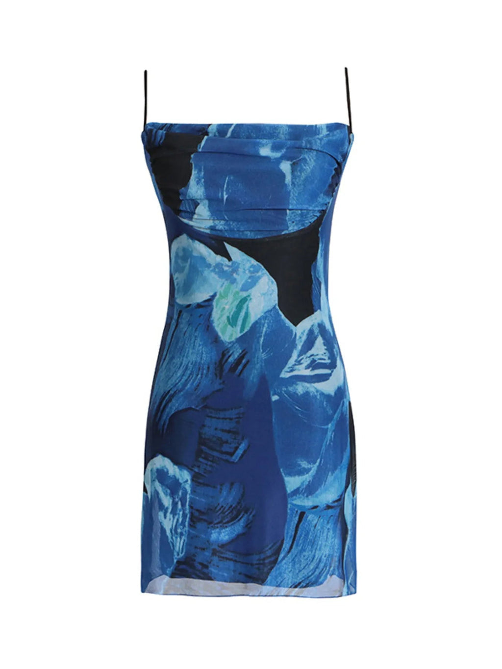 Stylish Cowl Neck Cami : Mini Dress