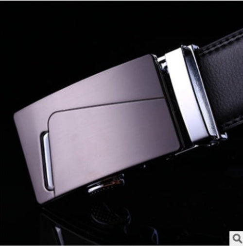 Men's leather factory direct belt buckle leather belt men's automatic