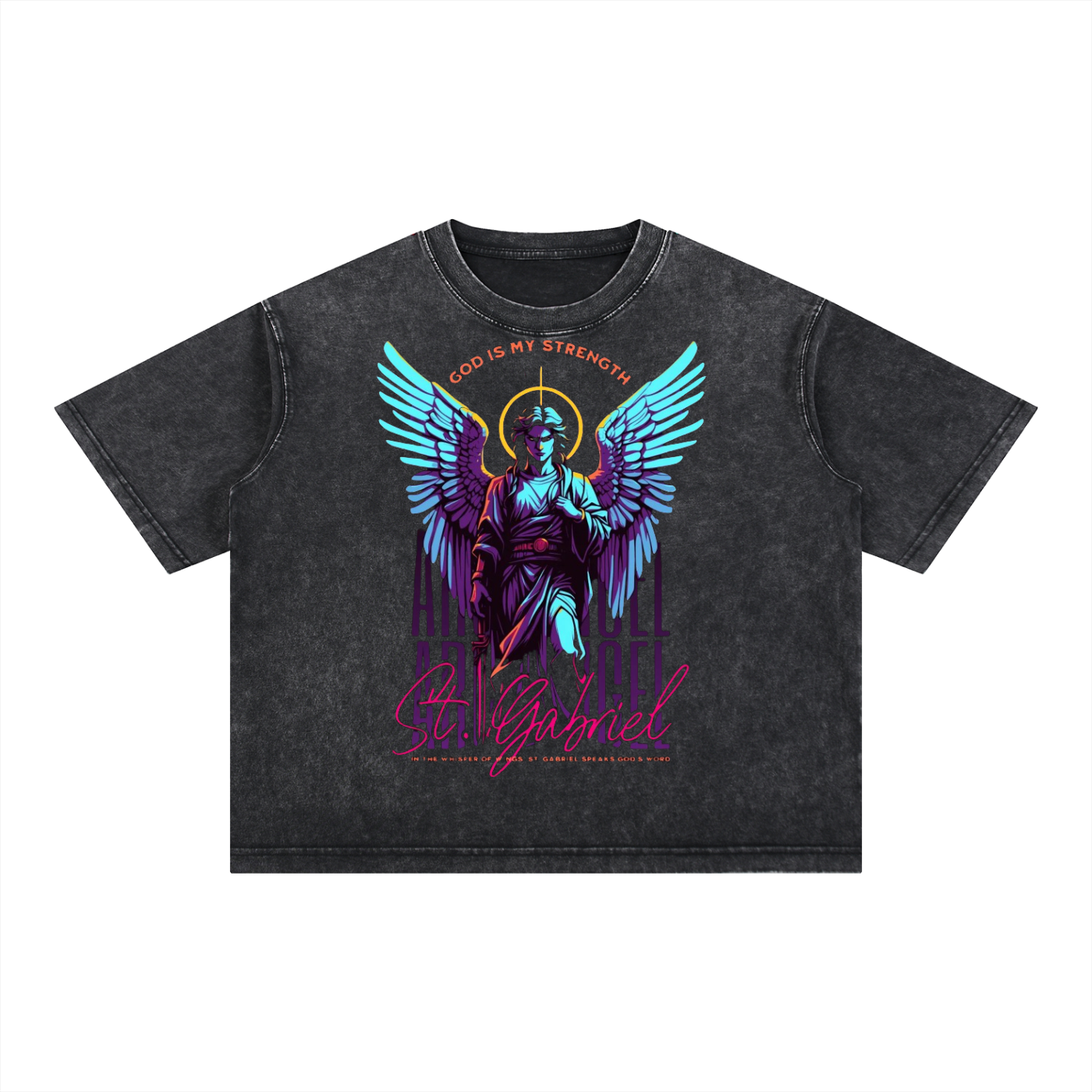 Mineral Wash Boxy Cotton T-Shirt