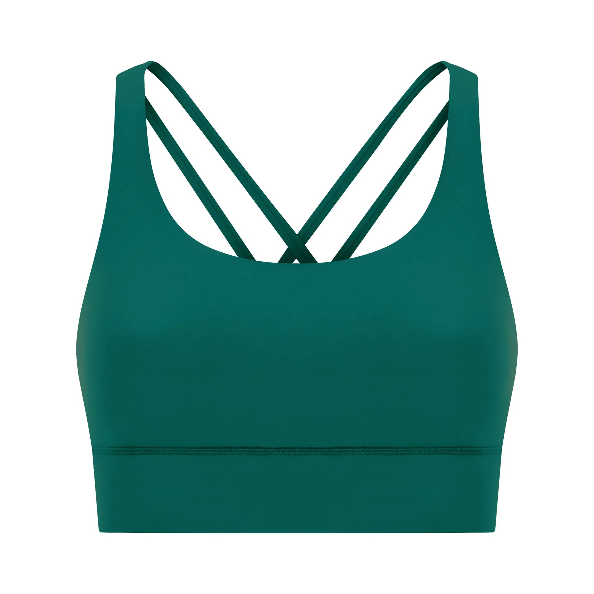 Cross back yoga bra brushed bare high-strength shock-absorbing gathering sports vest for women