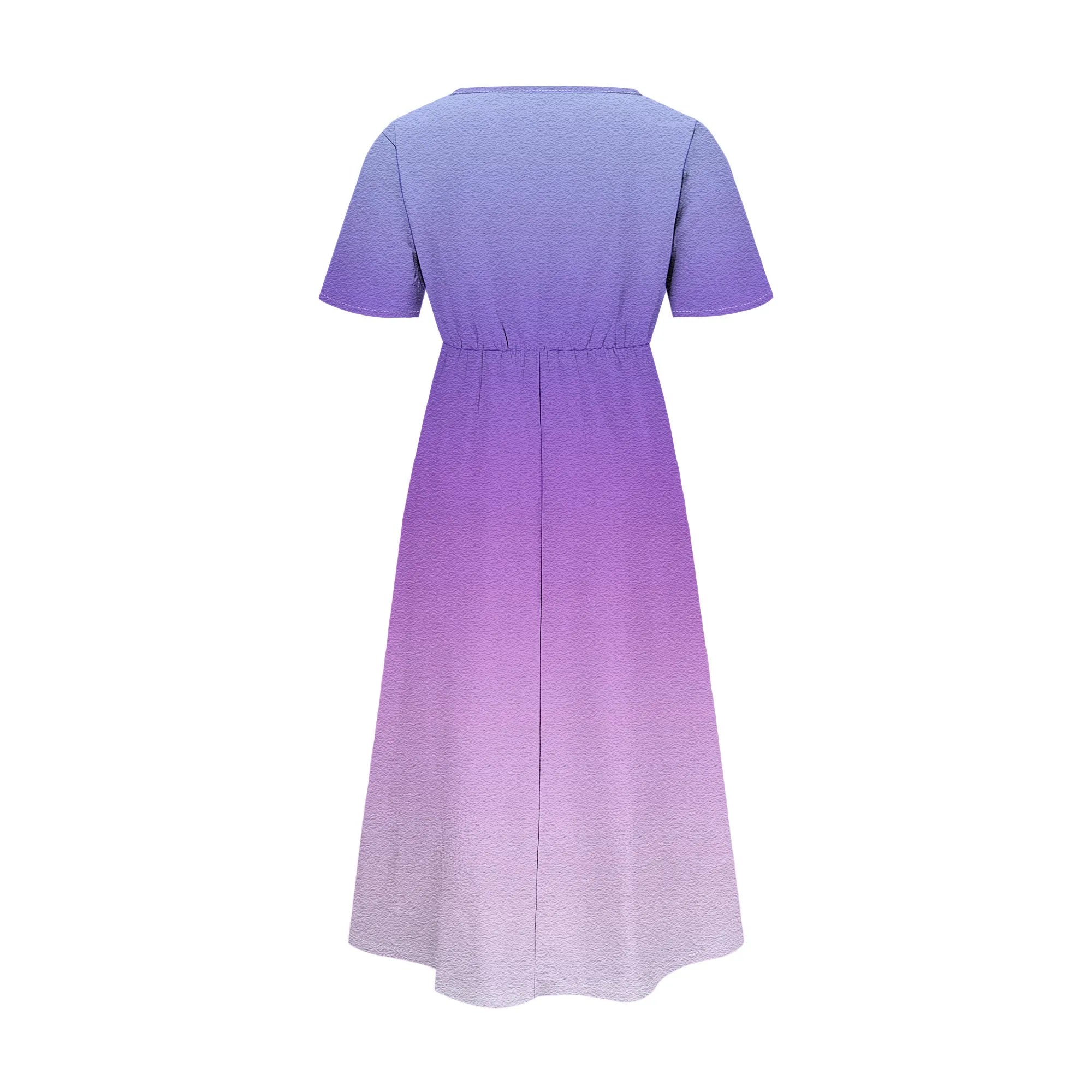 Robe longue en lin à manches courtes pour femme, coupe ample et décontractée, grande taille, avec poches, idéale pour la plage. 