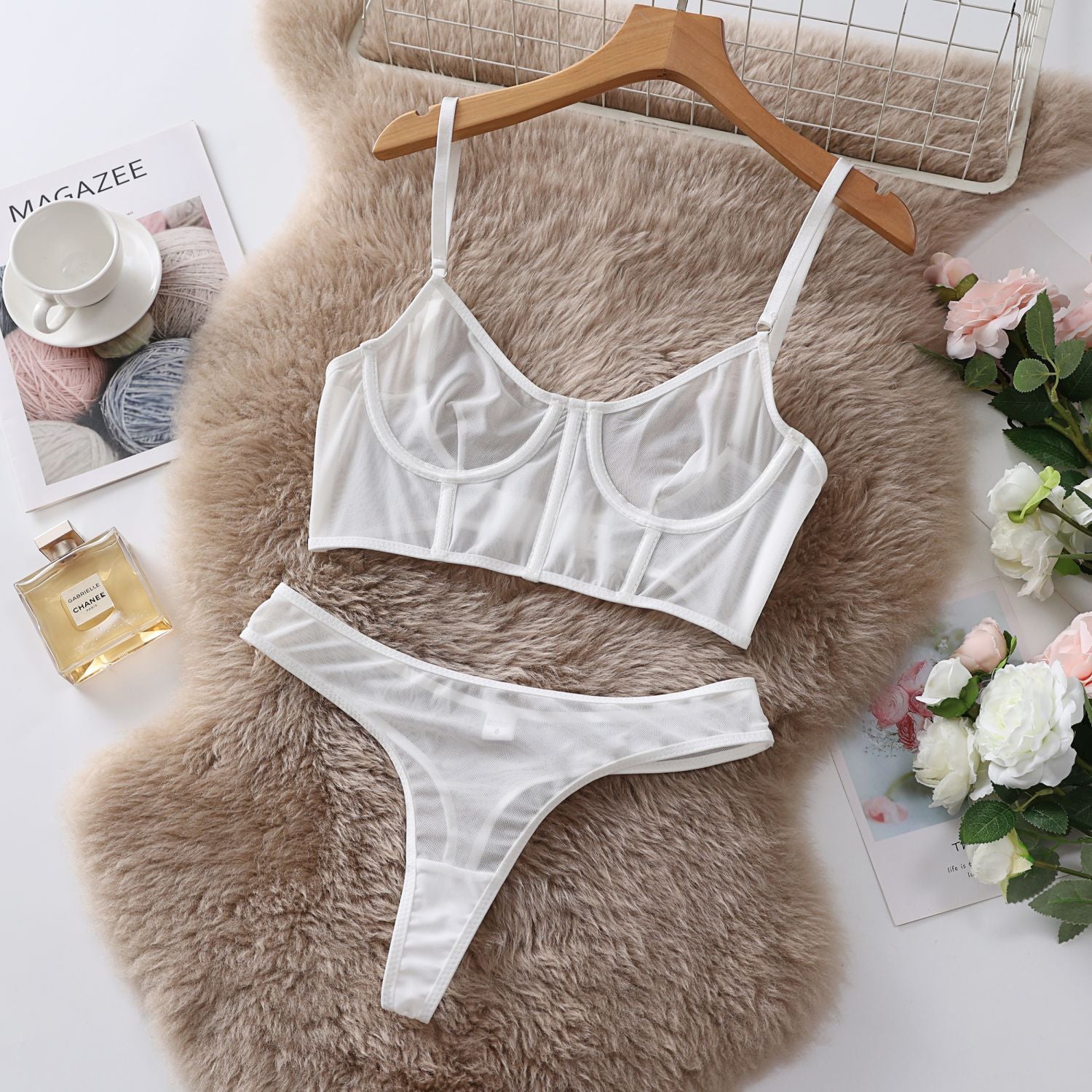 Sexy Transparent Lingerie Set